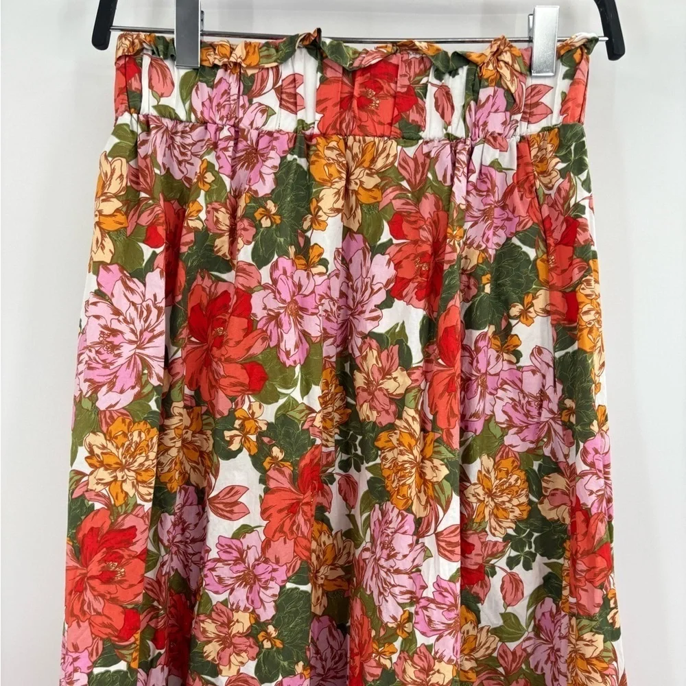Zingara Swimwear Floral Vibrant Beach Pink Flowing Y2K Bohemian Size Small 26